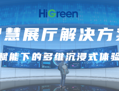 HiGreen海格睿智慧展厅解决方案，科技赋能下的多维沉浸式体验空间